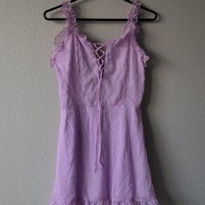 Lucy in the Sky Lilac Ruffle Dress